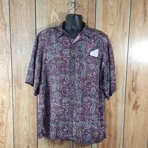 Mens Bogari silk shirt XL